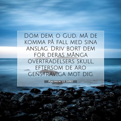 Psaltaren 5:11 SV1917 Bild av bibelvers