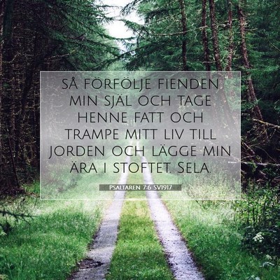 Psaltaren 7:6 SV1917 Bild av bibelvers