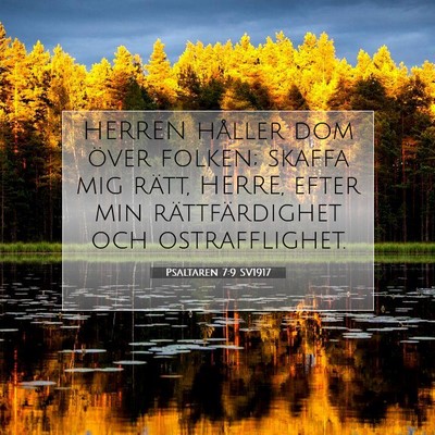 Psaltaren 7:9 SV1917 Bild av bibelvers