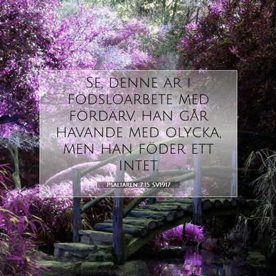 Psaltaren 7:15 SV1917 Bild av bibelvers