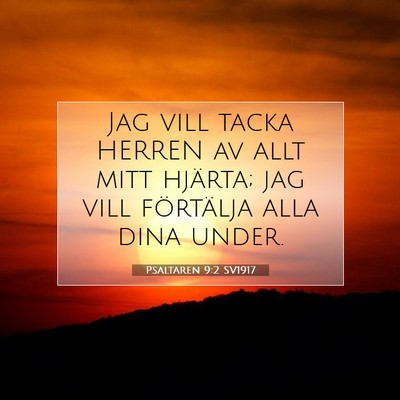 Psaltaren 9:2 Bibelvers Förklarad