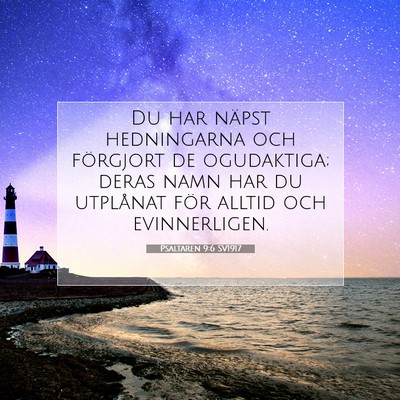 Psaltaren 9:6 Bibelvers Förklarad