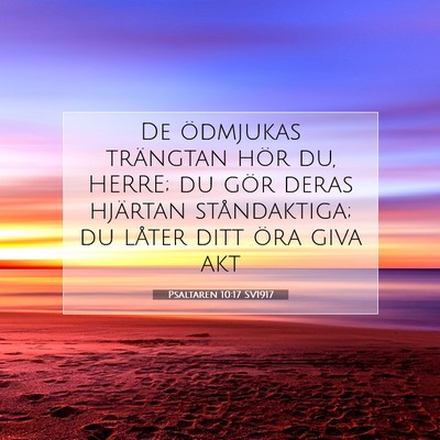 Psaltaren 10:17 SV1917 Bild av bibelvers