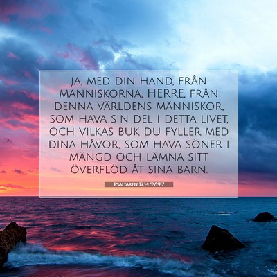 Psaltaren 17:14 Bibelvers Förklarad
