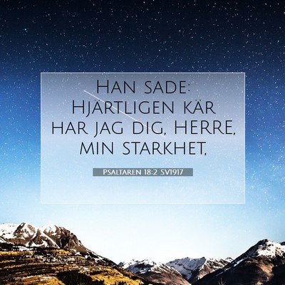 Psaltaren 18:2 SV1917 Bild av bibelvers
