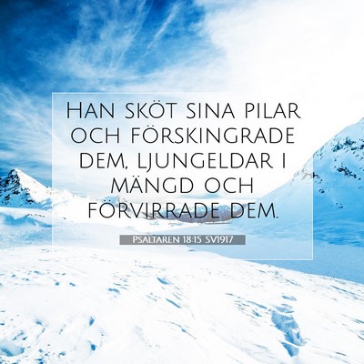 Psaltaren 18:15 Bibelvers Förklarad