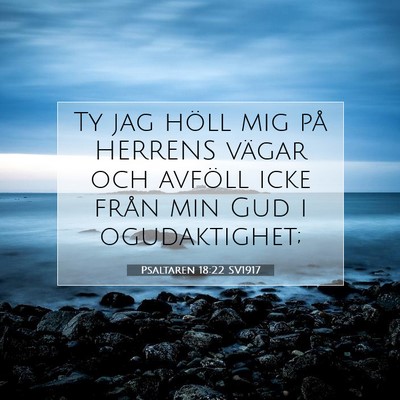 Psaltaren 18:22 Bibelvers Förklarad