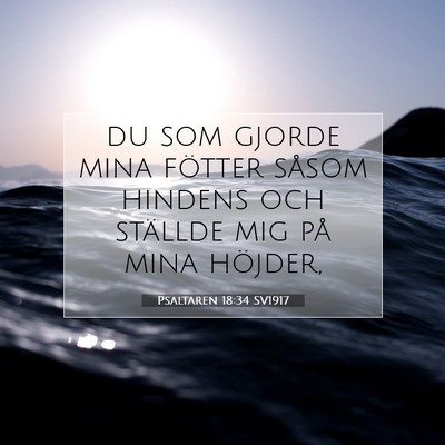 Psaltaren 18:34 Bibelvers Förklarad