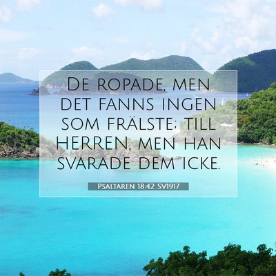 Psaltaren 18:42 Bibelvers Förklarad