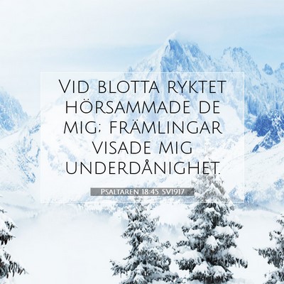Psaltaren 18:45 Bibelvers Förklarad