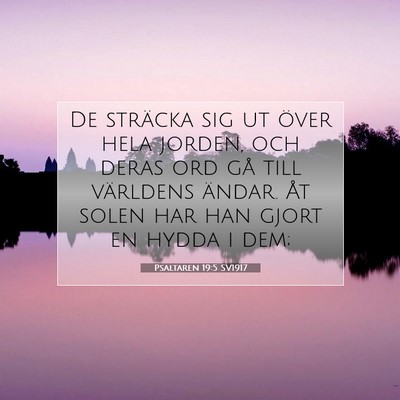 Psaltaren 19:5 Bibelvers Förklarad