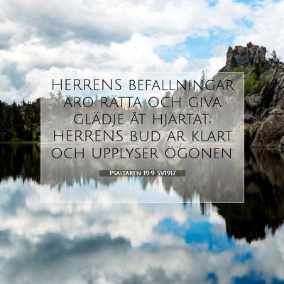 Psaltaren 19:9 Bibelvers Förklarad