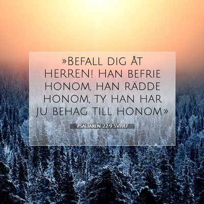 Psaltaren 22:9 Bibelvers Förklarad