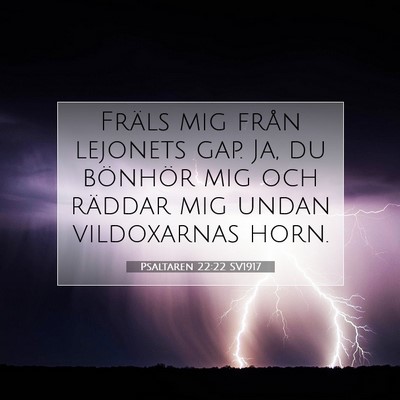 Psaltaren 22:22 Bibelvers Förklarad