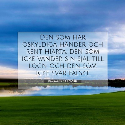 Psaltaren 24:4 SV1917 Bild av bibelvers