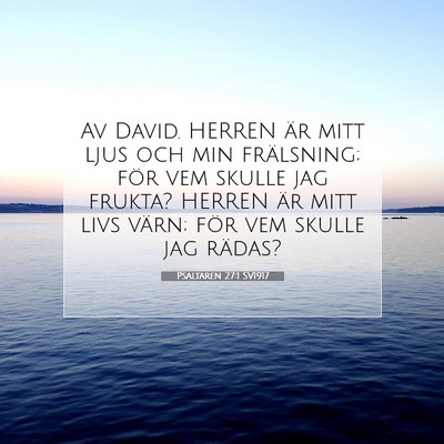 Psaltaren 27:1 SV1917 Bild av bibelvers