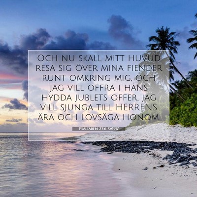 Psaltaren 27:6 Bibelvers Förklarad