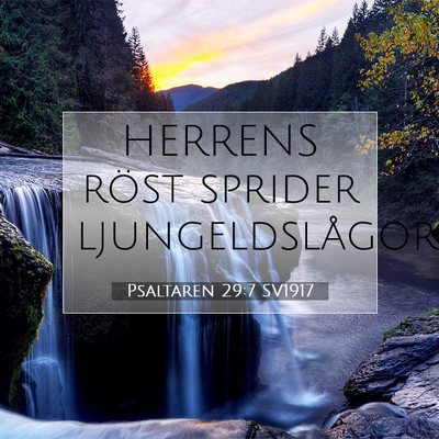 Psaltaren 29:7 Bibelvers Förklarad