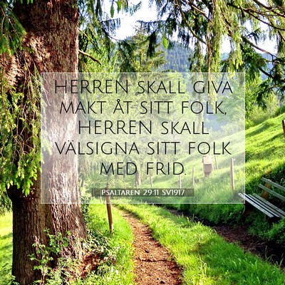 Psaltaren 29:11 Bibelvers Förklarad