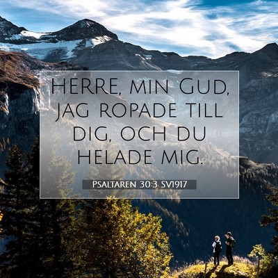 Psaltaren 30:3 SV1917 Bild av bibelvers