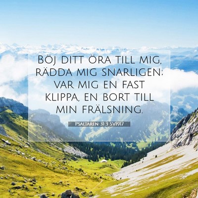 Psaltaren 31:3 Bibelvers Förklarad