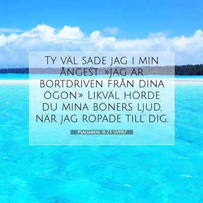 Psaltaren 31:23 Bibelvers Förklarad
