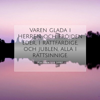 Psaltaren 32:11 Bibelvers Förklarad
