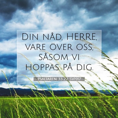 Psaltaren 33:22 Bibelvers Förklarad