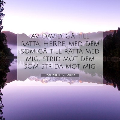 Psaltaren 35:1 SV1917 Bild av bibelvers