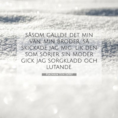 Psaltaren 35:14 Bibelvers Förklarad