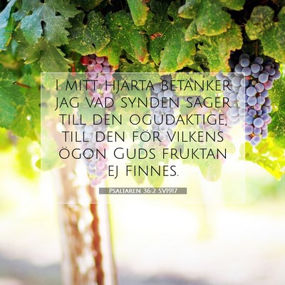 Psaltaren 36:2 Bibelvers Förklarad