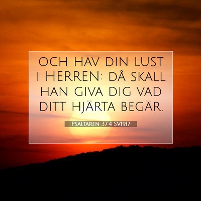 Psaltaren 37:4 Bibelvers Förklarad