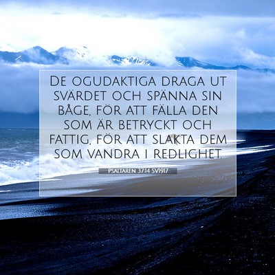 Psaltaren 37:14 Bibelvers Förklarad