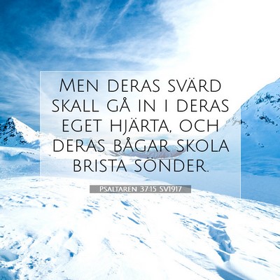 Psaltaren 37:15 Bibelvers Förklarad