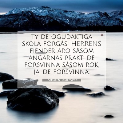 Psaltaren 37:20 Bibelvers Förklarad