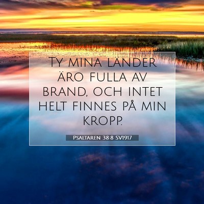 Psaltaren 38:8 Bibelvers Förklarad