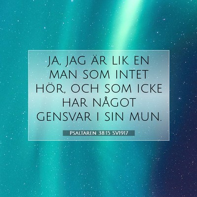 Psaltaren 38:15 Bibelvers Förklarad