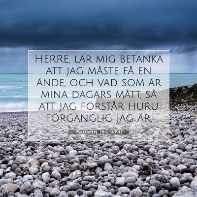 Psaltaren 39:5 Bibelvers Förklarad