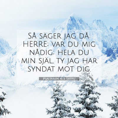 Psaltaren 41:5 Bibelvers Förklarad