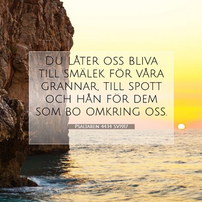 Psaltaren 44:14 Bibelvers Förklarad