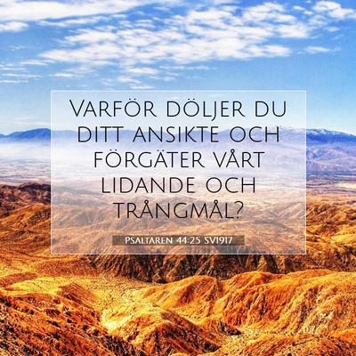 Psaltaren 44:25 Bibelvers Förklarad