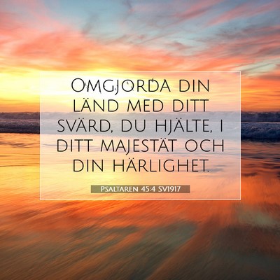 Psaltaren 45:4 Bibelvers Förklarad
