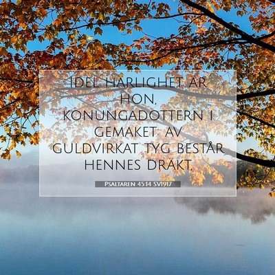 Psaltaren 45:14 Bibelvers Förklarad