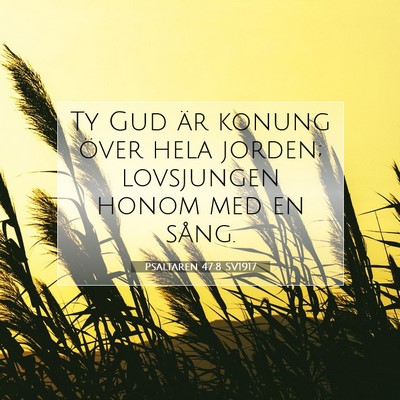 Psaltaren 47:8 Bibelvers Förklarad