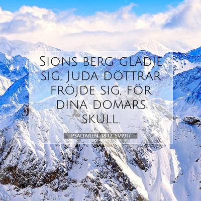Psaltaren 48:12 Bibelvers Förklarad