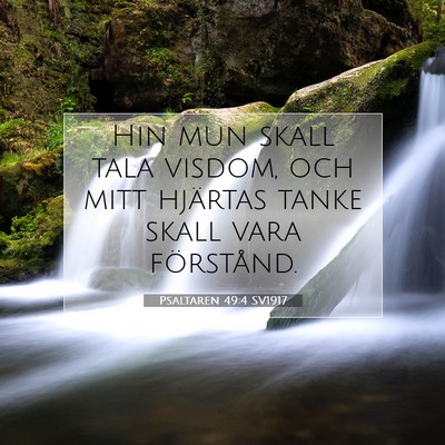 Psaltaren 49:4 Bibelvers Förklarad