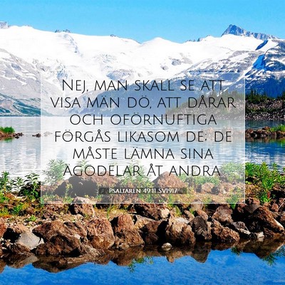 Psaltaren 49:11 Bibelvers Förklarad