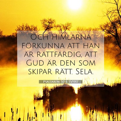 Psaltaren 50:6 Bibelvers Förklarad