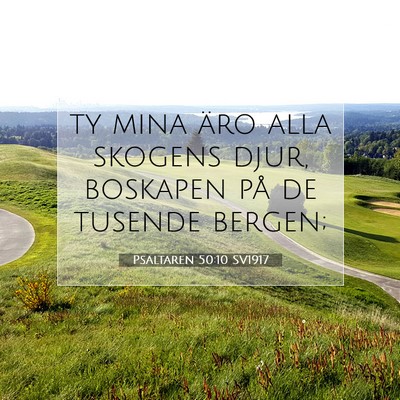 Psaltaren 50:10 Bibelvers Förklarad