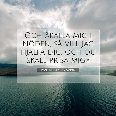 Psaltaren 50:15 SV1917 Bild av bibelvers